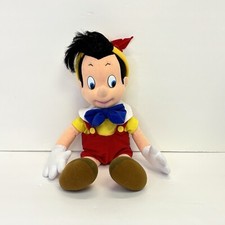 Vintage 1992 Disney Mattel Pinocchio Doll Cloth Plush Large 18" Stuffed Toy