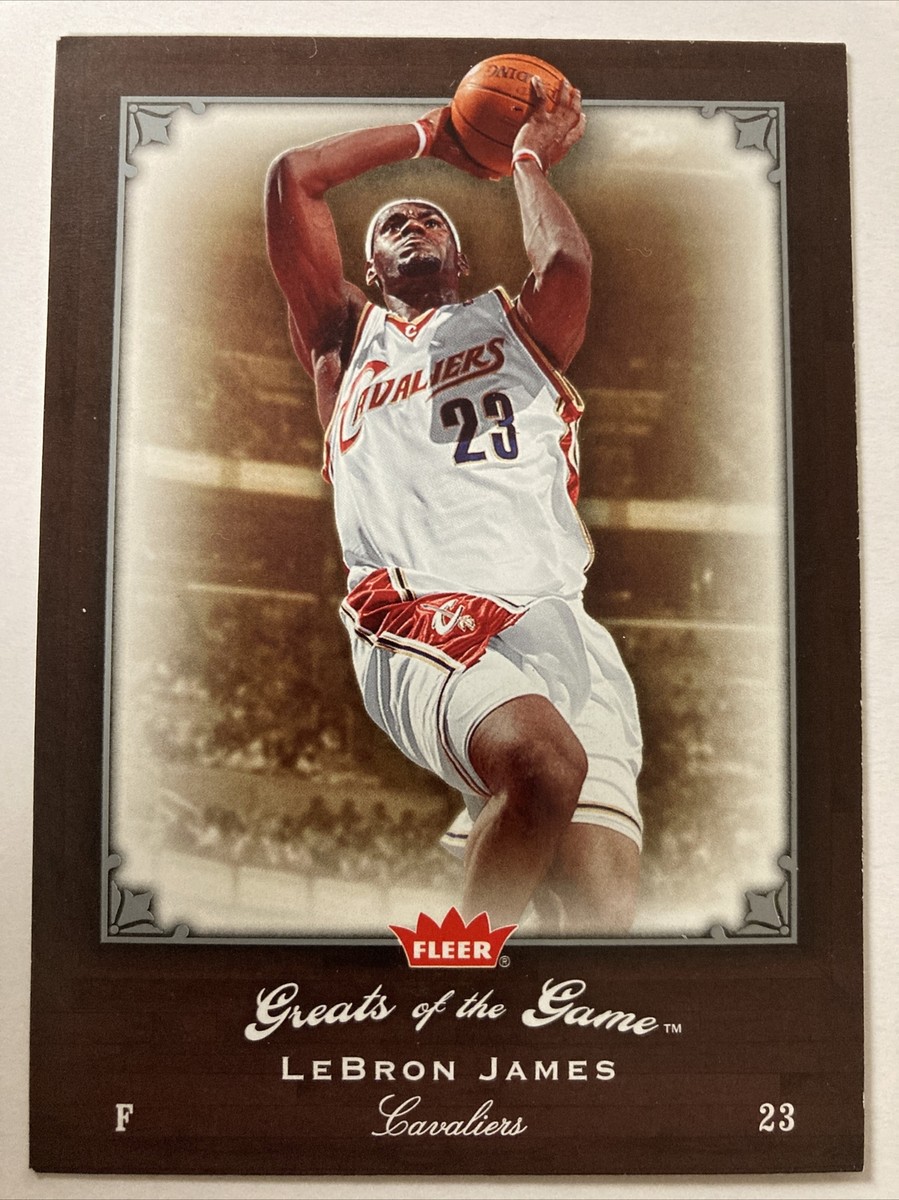 Lebron James 2005-2006 Fleer Greats of the Game Card #53 (2851) ex