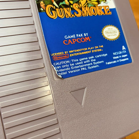 Nintendo NES Game: Gun.Smoke PAL-A MATTEL Original GUN SMOKE