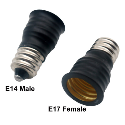 10pcs E14 to E17 Candelabra Base Socket LED Light Bulb Lamp Adapter Converter