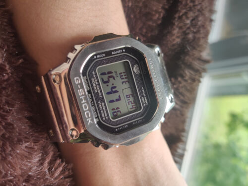 Casio G-SHOCK GMW-B5000D-1JF Radio Solar Watch - Silver for sale 