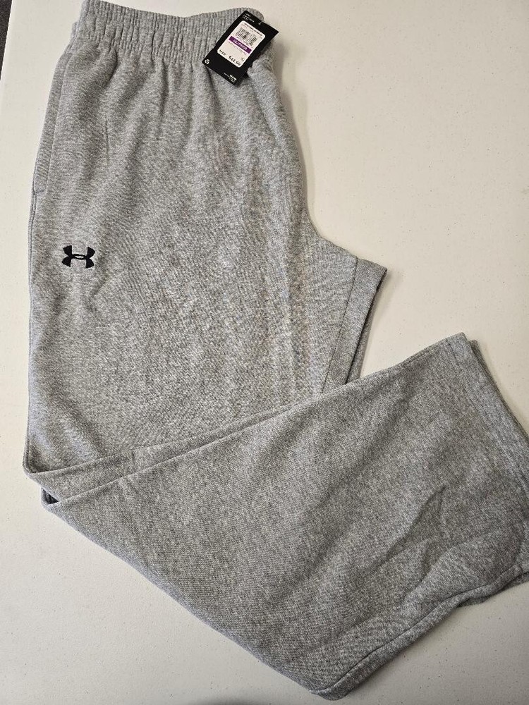 Under Armour UA Mens Gray Sweatpants XXL NWT $45 Style 1300124-025  