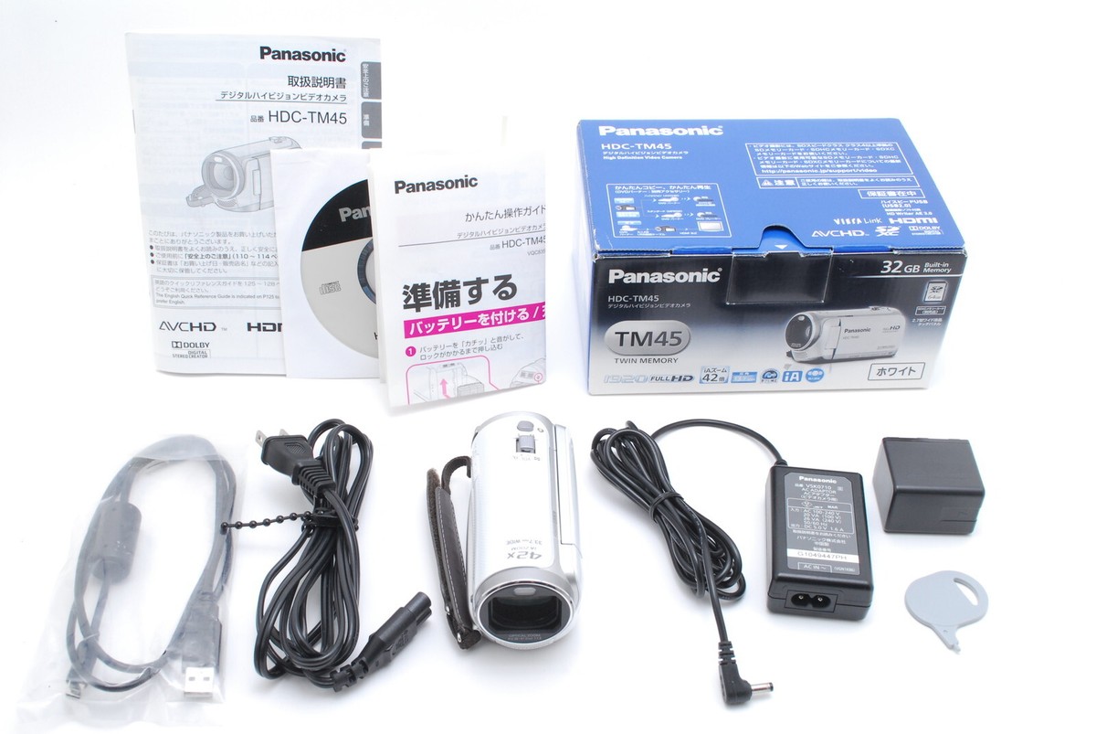 PanasonicデジタルハイビジョンビデオカメラHDC-TM45セット