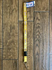 Los Angeles Lakers Lanyard Yellow  NBA  Aminco - KEYCHAIN/ID holder