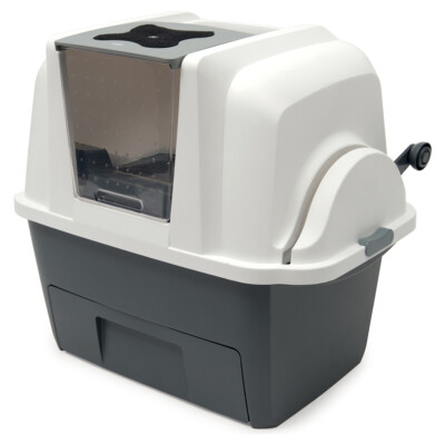 Catit SmartSift Selbstreinigende Katzentoilette 46x67x48 cm mit Filter