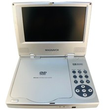Magnavox MPD 720 7" Portable DVD Player External Battery Power Cord Tested Works