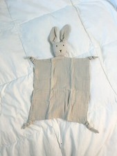 NEW Security Blanket Lovey Bunny Soft Muslin 100 Cotton