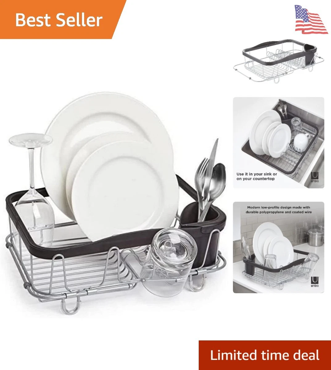 Sinkin Multi Use Dish Rack