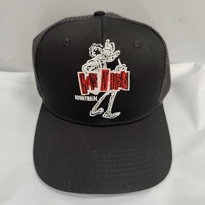 Guns N' Roses Hat Men Snap Back Nightrain 2023 Adjust Trucker Exclusive Cap NEW