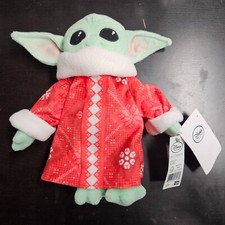 Disney Star Wars The Mandalorian 8" GROGU Baby Yoda Christmas Holiday Plush NEW