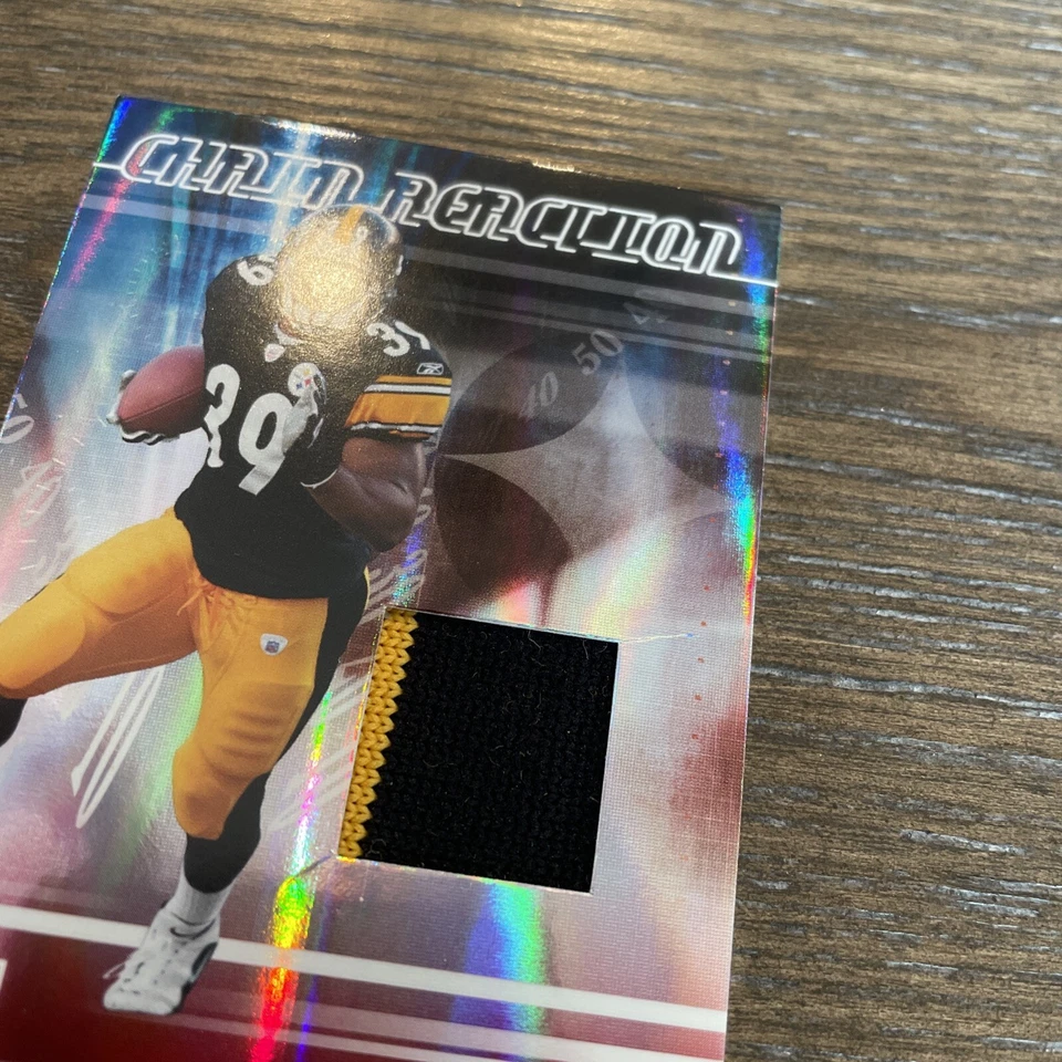 2006 Donruss Elite Willie Parker 2 Color Jersey Card /49 Pittsburgh NFL - Image 4 of 4