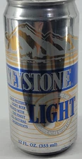 Keystone Light/Coors Brewing Co. ~ Aluminum 12oz. Beer Can ~ Empty ~ USA ~ 91