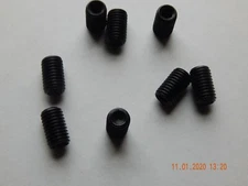 METRIC SOCKET SET SCREWS M12 x 20MM 1.75 THREAD CUP POINT DIN 916. 8 PCS. NEW