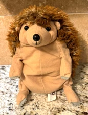 Kohls Cares Plush Hedgehog Porcupine 8" Stuffed Animal Brown Rolls into Ball