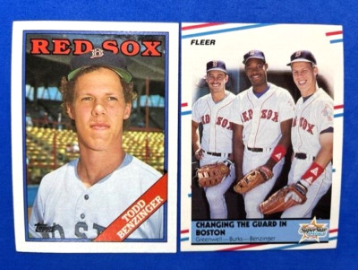 MLB - Todd Benzinger 1988 Topps & 1988 Fleer Changing The Guard