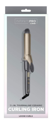 INFINITIPRO BY CONAIR Tourmaline 1 1/4-Inch Ceramic Curling Iron for Loose Curls