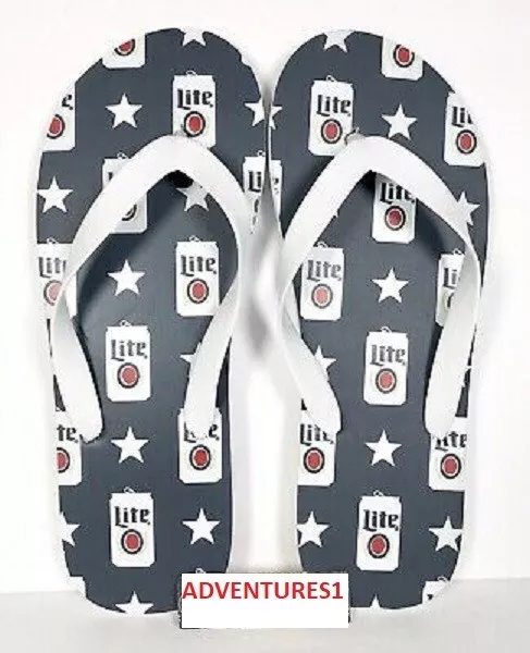 Miller lite flip best sale flops