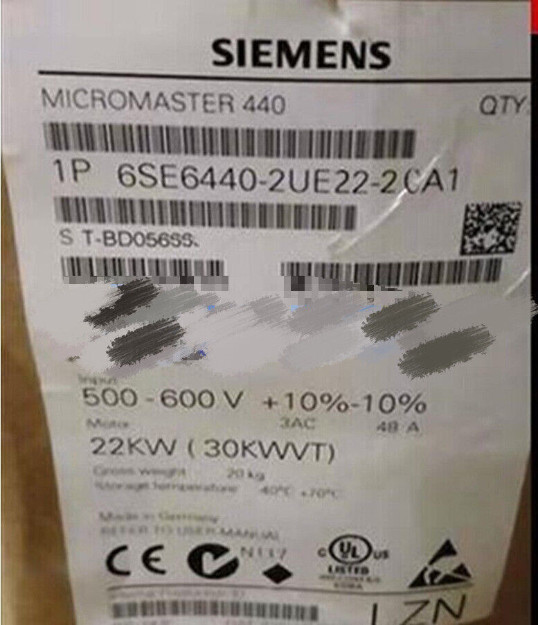 1PC NEW IN BOX SIEMENS 6SE6440-2UE22-2CA1 6SE64402UE222CA1 Free Shipping