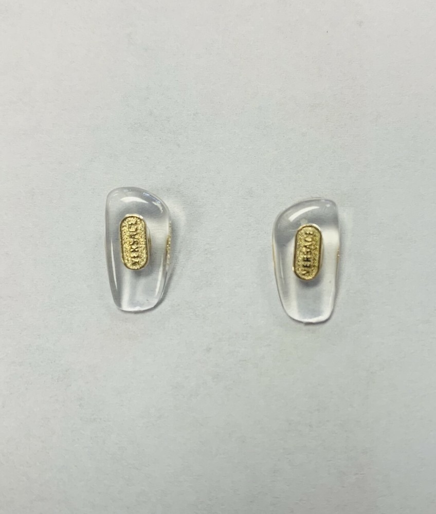 Nose Pads Versace RX Eyewear /Sunwear Screw-On Gold Nosepad Kit Optic Sunglasses