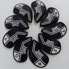 9-pieces PXG golf iron head covers with pu leather head magnetic for 4-9 WSG