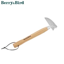 Berry&Bird Japanese Stainless Steel Triangle Hoe 12.75'' Weeder-Scraper-Hoe