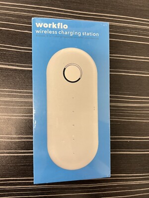 New Workflo Wireless Charging Station 3 in 1 Flat Stand Fast Rapid Charge