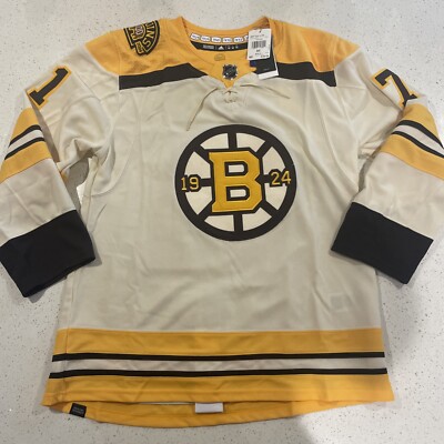 NEW Adidas Boston Bruins Authentic Hockey Jersey 100th Patch Size 52 Taylor HALL