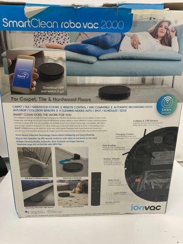 Tzumi IonVac Robo Vac 2000 Smart Clean 