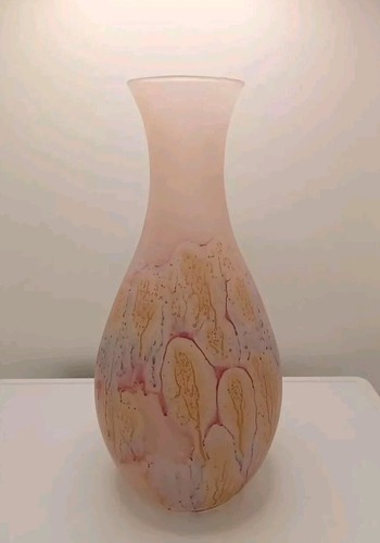 Rueven Weinkaraffe mit 6 kleinen Kelchen rosa/pfirsich mattiert/satiniert - Bild 2 von 24