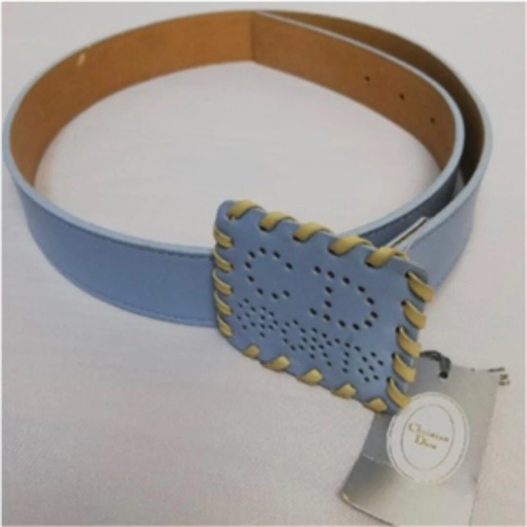 Authentique ceinture Christian Dior sport vintage cuir impasse pas utilisée