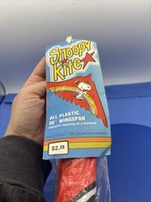 Vintage Snoopy Kite Crunden Martin Top Flite Rainbow 50" Wingspan Peanuts NOS