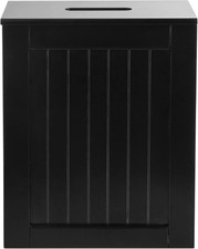 Slim Bathroom Storage Cabinet Toilet Roll Holder Unit Cleaning Supply Organizer