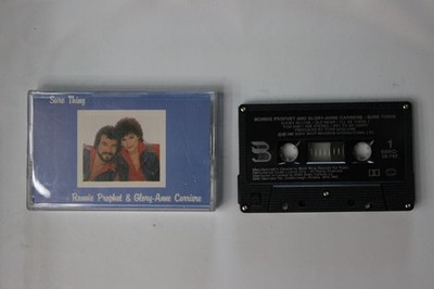 Ronnie Prophet & Glory-Anne Carriere Sure Thing Cassette 1987 Book Shop Records