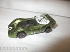 VINTAGE HOT WHEELS REDLINES CAR McCLAREN M6A OLIVE GREEN HOTWHEELS