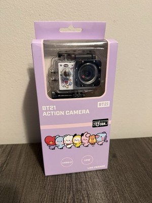 BT21 KPop Line Friends Action Camera Waterproof NIB Pro Cam W/ Audio