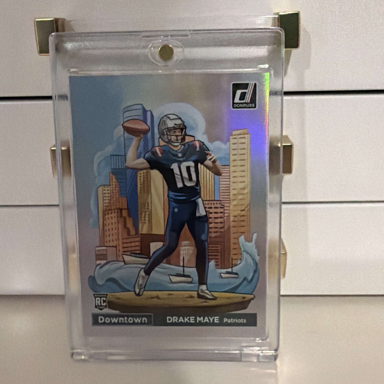 BRAND NEW 2024 Donruss Drake Maye Rookie Downtown Normal Size ! SSP CASE HIT 