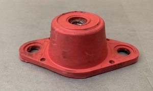 Accurex 370048 Elastomeric Isolator Rubber Foot Mount R-1 in Red