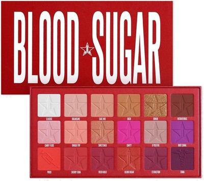 Jeffree Star Neu und Selten Star Cosmetics Blutzucker Palette Lidschatten 18