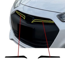 Fits Hyundai Genesis 2013-2016 Front Chrome Delete Decal Blackout Vinyl Film Fits Hyundai Genesis 2013-2016 Front Chrome Delete Decal Blackout Vinyl Film