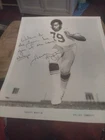Harvey Martin Dallas Cowboys Vintage Autographed Photo B&W  8x10
