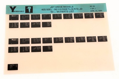 1992-94 Jet Drive 40S/50EL-90/115/200ETL(Q/R/S)JD Parts Microfiche