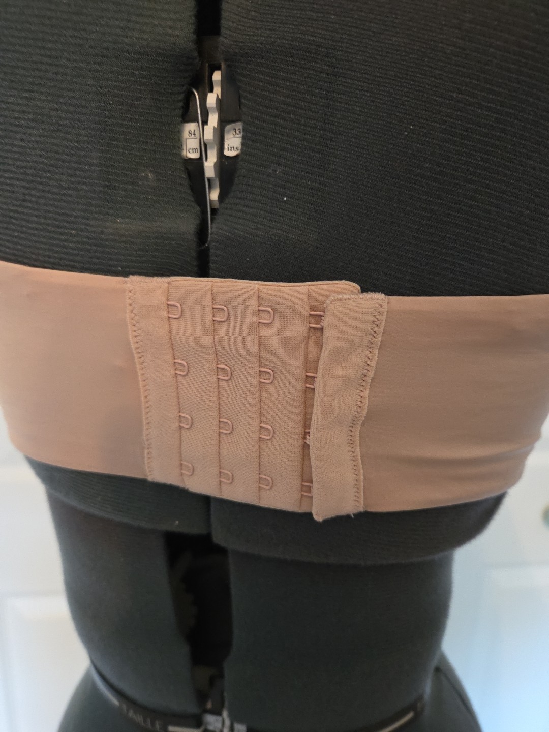 Bare Women's Beige Solid Strapless Convertible Un… - image 3