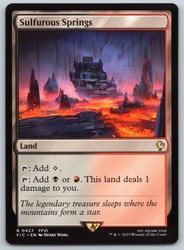 Sulfurous Springs #427 - Commander: FINAL FANTASY MTG Rare Land