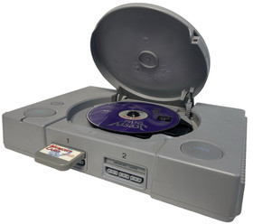 Sony PlayStation 1 Video Game Console W Jersey Devil - Gray Scph-7501/94009