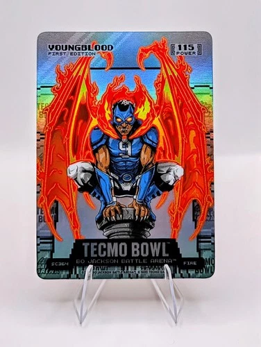 2026 Bo Jackson Battle Arena Tecmo Bowl Silver Coin Flip Fire SP - Youngblood