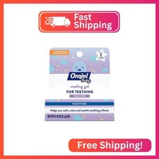 Orajel Baby Nighttime Cooling Gel for Teething, Drug-Free, 1 Pediatrician Recom