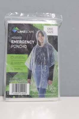 Notfallponcho, transparent, (D1-D3).