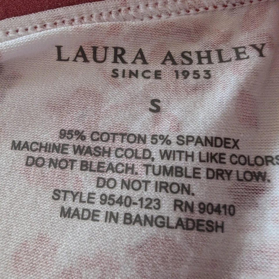 Paquete de 5 bragas Laura Ashley de algodón spandex sin etiquetas para mujer S floral rosa gris Foto 4 de 4