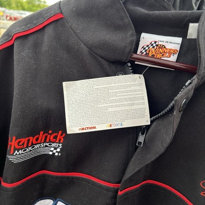 CHASE AUTHENTICS JACKET Jeff Gordon Dupont Hendrick Black Suede