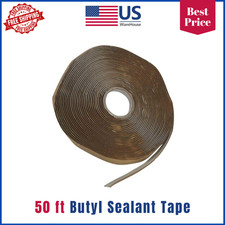 50 ft. Gray Butyl Sealant Tape Roof Accessory Waterproof Adhesive